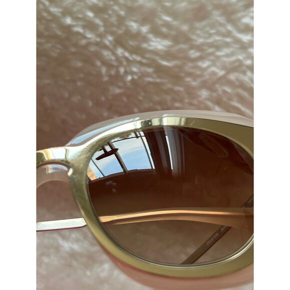 Dolce & Gabbana D&G DG 6104 3043/13 Pale Gold-Opal Ice-Brown Gradient Sunglasses main image 10